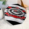 Sport Club Football Crest Printed Automatic Umbrella, 8-Frame for Travel, Camping, Casual Umbrella, Essential Gift for  for Family and Friends