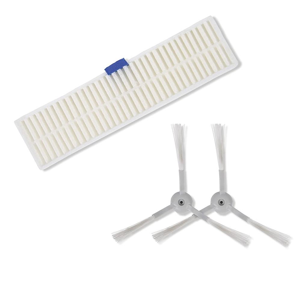 Kit de cepillo lateral y filtro de alta eficiencia para Rowenta ZR740003 para Explorer 60