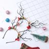 Cute Tree Branch Reindeer Antler Hair Hoop Women Photography Makeup Headband for Christmas Party Hair Accessories
