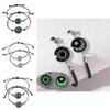 No Ip Handcrafted Metal Couple Bracelet With Glowinthedark Sun And Moon For Romantic Gift