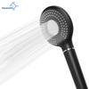 American Black Shower Head Handheld High Pressure Water Saving 3 Modes Adjustable Filter Showerhead