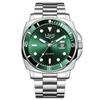 Trendige Herren-Quarzuhr mit drehbarer Lünette, Wasserdichte Armbanduhr