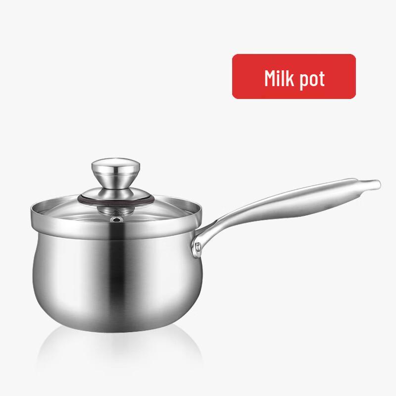 ZISIZ 304 Stainless Steel Milk Pot