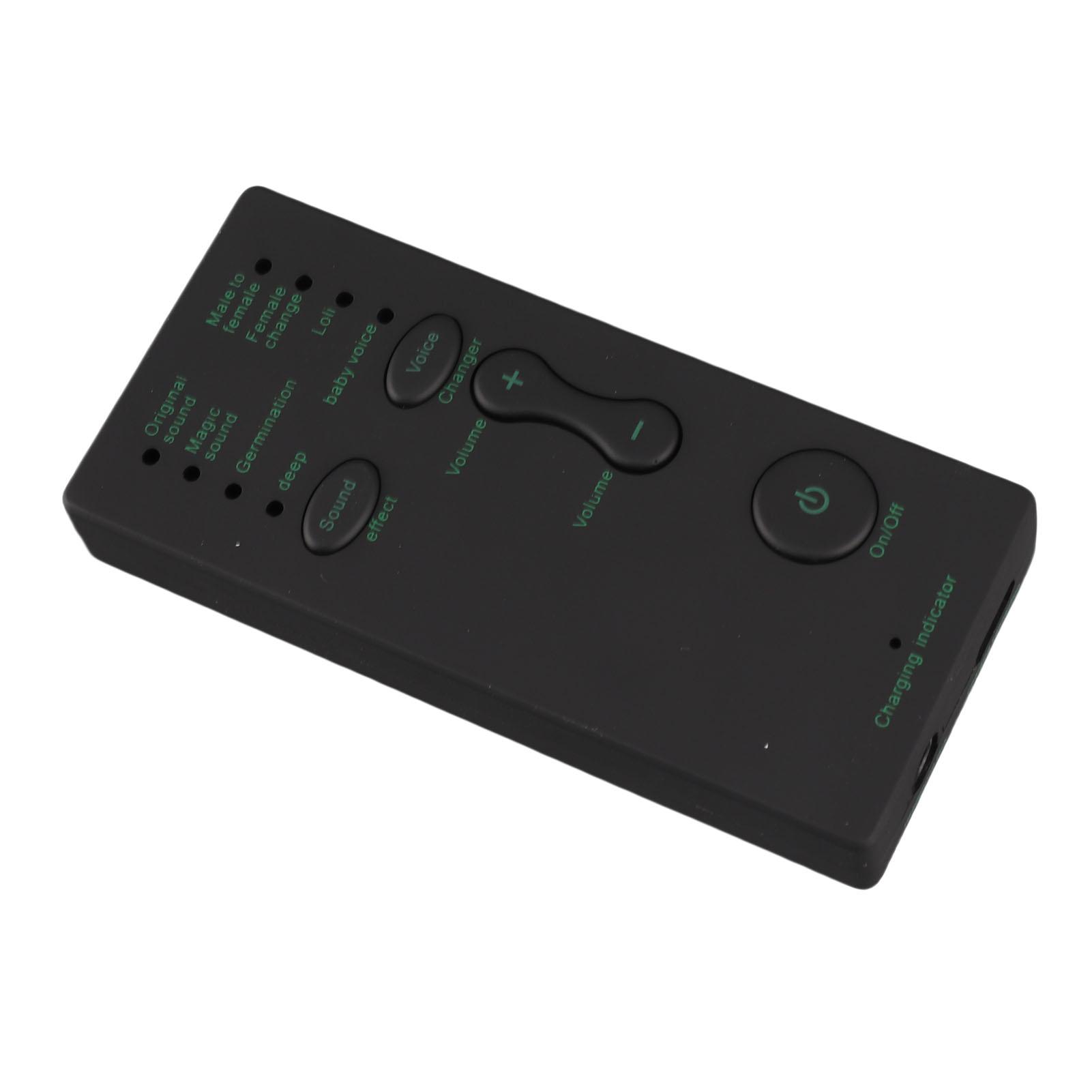

Portable Mini Voice Changer Live Broadcast Sound Card For Mobile Phone PC (English Version)