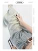 Korean Style High Waist Wide Leg Jeans - Women's Retro Pleated Loose Straight-Leg Pants for Spring & Autumn