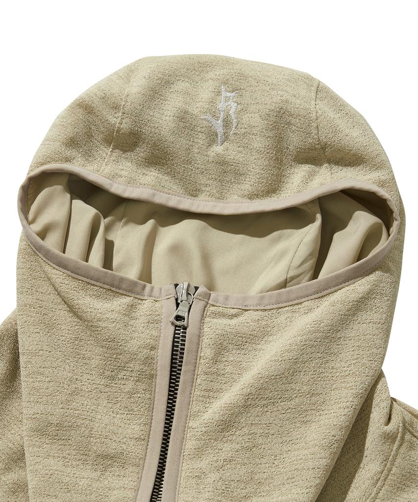 Libere Grz Type-St Zip-Up Hoodie/Beige