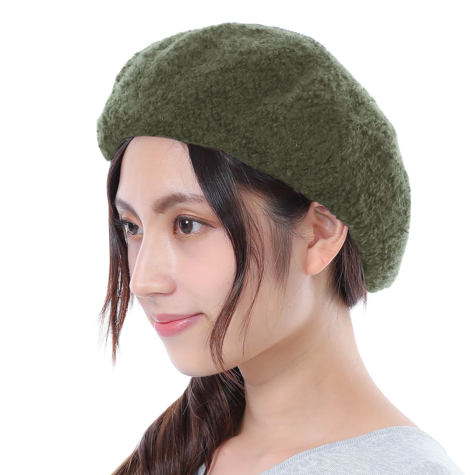 

Пушистый берет для женщин и защиты от холодной погоды Числовой [TRAX SHOP] Женский берет, Детский, Осень/Зима, (Япония, Размеры, 56.0 см, 57.5 см, Зеленый) зелёный