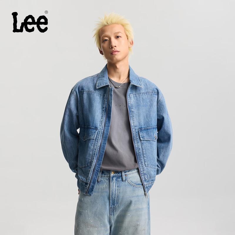 Lee Men s Comfort Fit Workwear Pocket Denim Jacket L