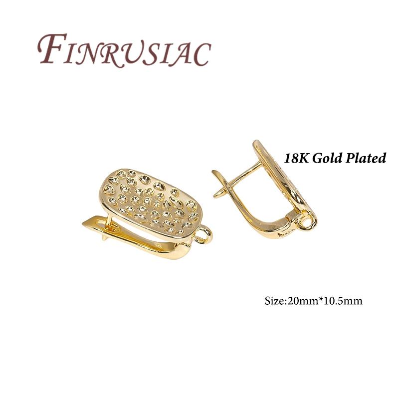 1 Pair/lot 18K Gold Plated French Earring Hooks Earwires Earrings Clasp,DIY Earrings Making Accessories