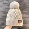 Bärenmütze Damen Herbst und Winter niedliche vielseitige Wollmütze süß und niedlich Gesicht kleiner Gehörschutz Strickmütze Winter