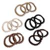 3Pcs Women Hair Ties Thread Texture High Elasticity Hair Bands No