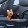 Temporary Car Parking Card Vehicle Temporary Stop Sign Car Dashboard Stop Number Plate Capybara Design Car Parking Temporary