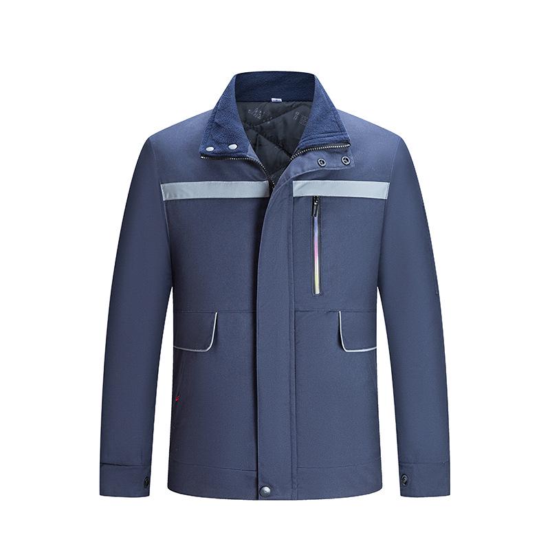 Reflective Winter Workwear Jacket for Cold Storage and Construction