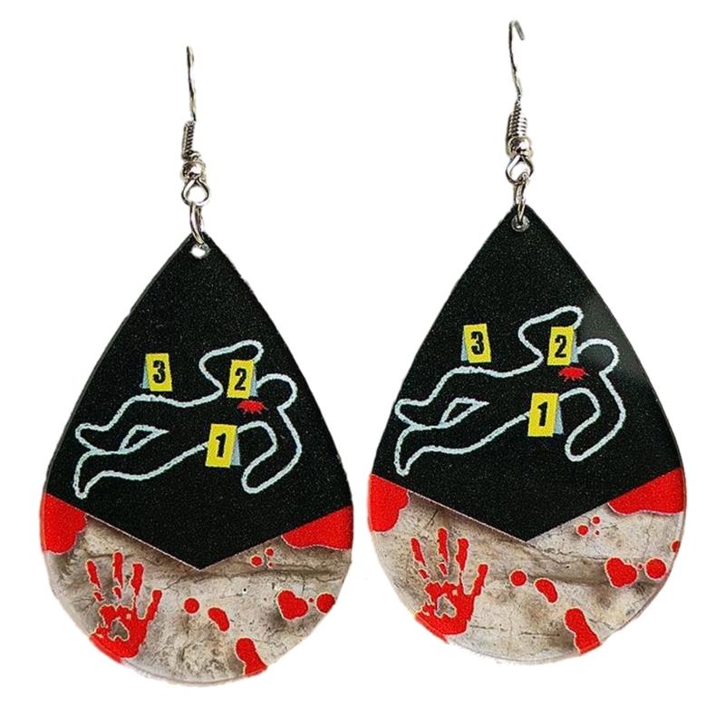 Halloween Ear Drops Ear Jewelry Drop Earrings Ear Accessories Dangle Earrings Acrylic Material Perfect for Halloween