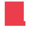 Vertical A4 Divider Guides Document File Drawer Storage Tray Set of 10 - Shelf, Bookshelf, Divider, - (Red)