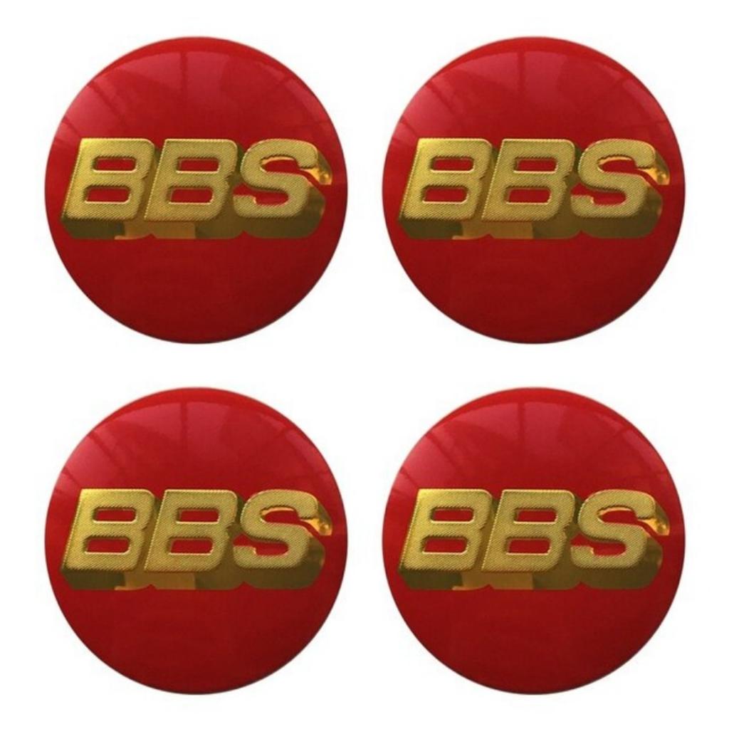 4 Pezzi 56mm 60mm 65mm 70mm 80mm Logo BBS Adesivi per Auto per Coprimozzi Ruota Auto Emblema Coprimozzo Cerchione Accessori Styling