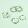 Hanfeng Chaoxian Ring Hollow Love 5-Piece Joint Ring