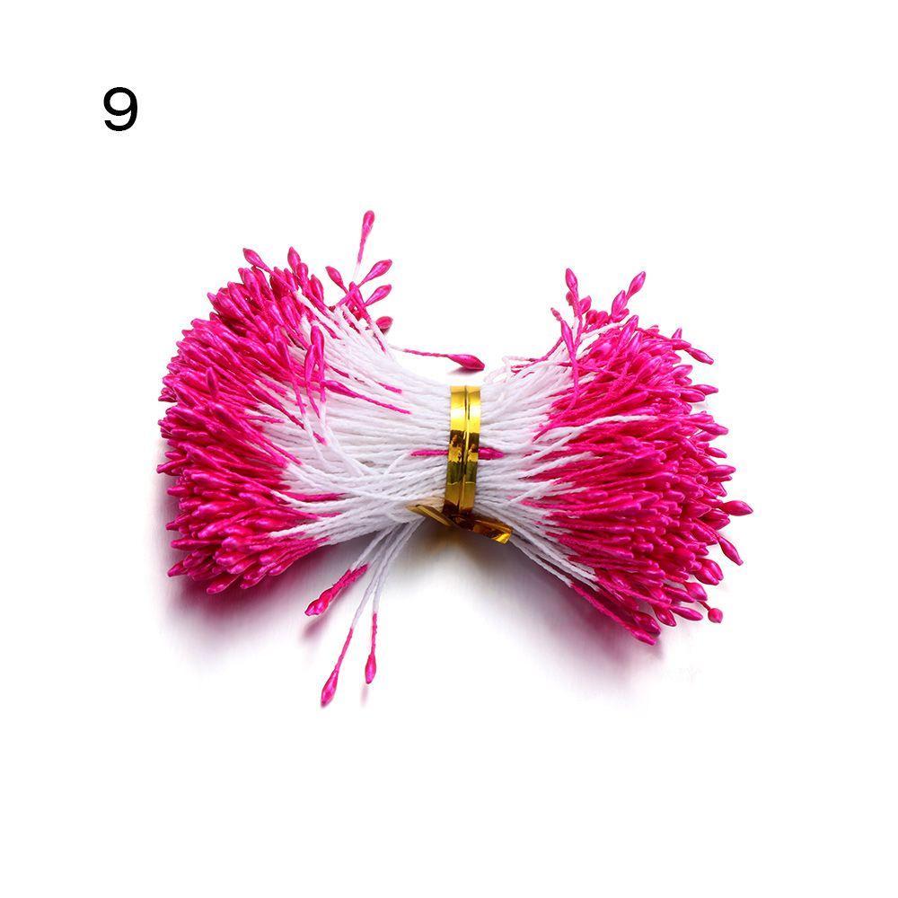 

Hand-made Double Heads Wedding Decoration DIY Floral Craft Pistil Artificial Pearl Flower Stamen 9