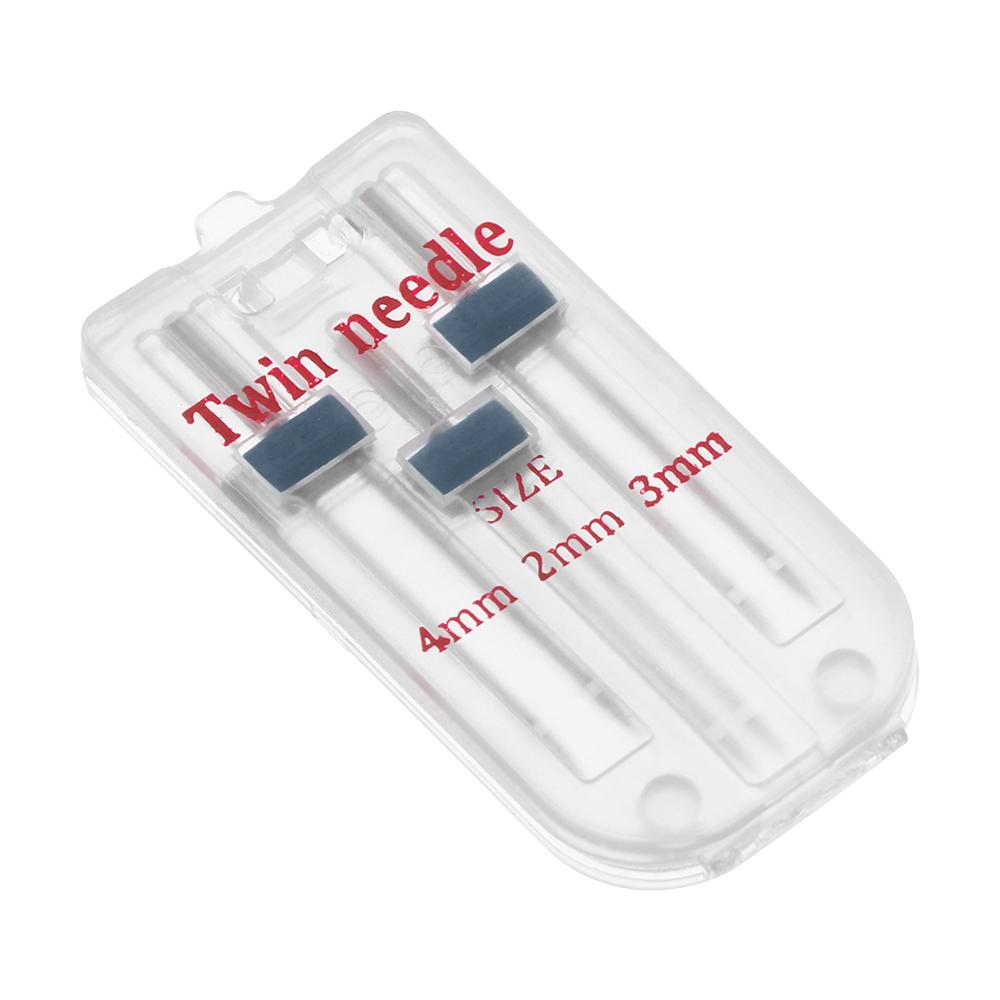 

Accessories 2/90 3/90 4/90 Household Tools 9 Grooves Wrinkled Presser Foot 3 Sizes Twin Needles Sewing Machine Fittings