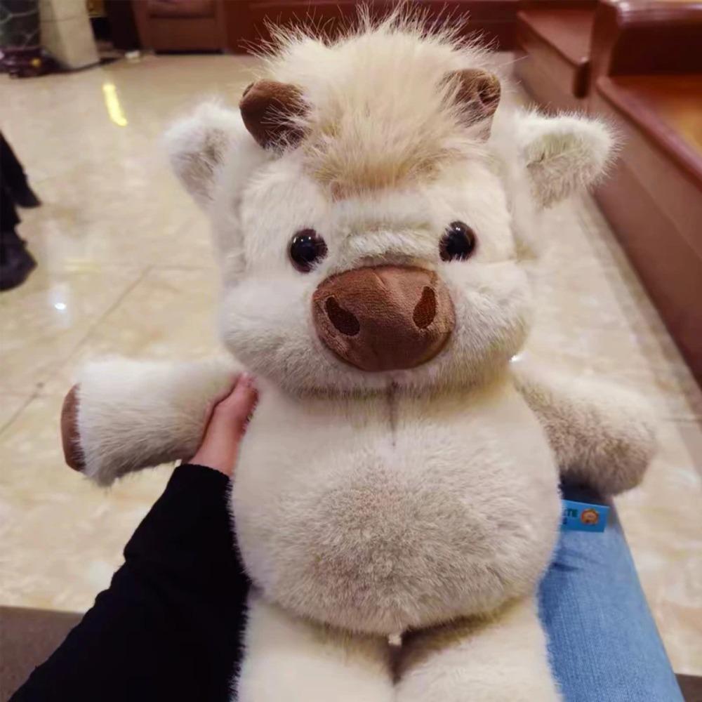 40cm Cute West Highland Calf Plush Toys Creative Run Fast Cartoon Soft Stuffed Animal Babys Appease Doll Pendat for Kid Gifts