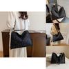 Stylish Black Tote Bag For Women With Large Capacity Ideal For Commuting And Classes