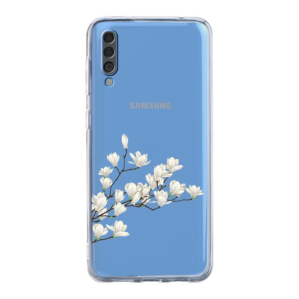 

Чехол для телефона Samsung A14 5G A12 A22 A32 A34 A42 A52 A54 A50 A70 A72 A30 A40 A20E A10S A20S A02S A04S Прозрачный чехол Цветок Samsung A42 5G