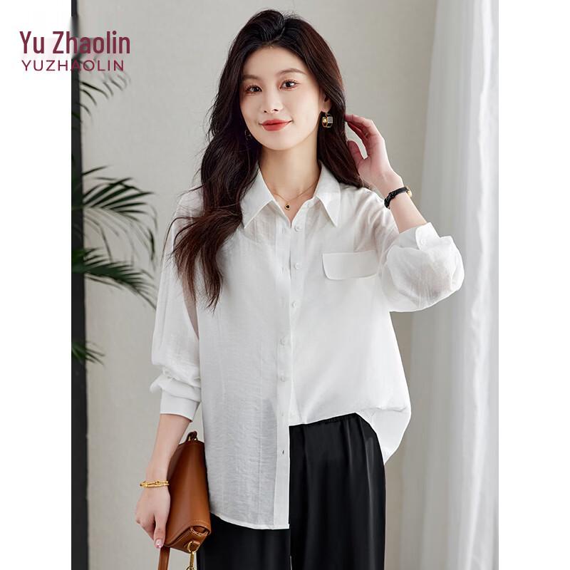 

YUZHAOLIN Women s Short Sleeve White Button-Up Shirt XXL