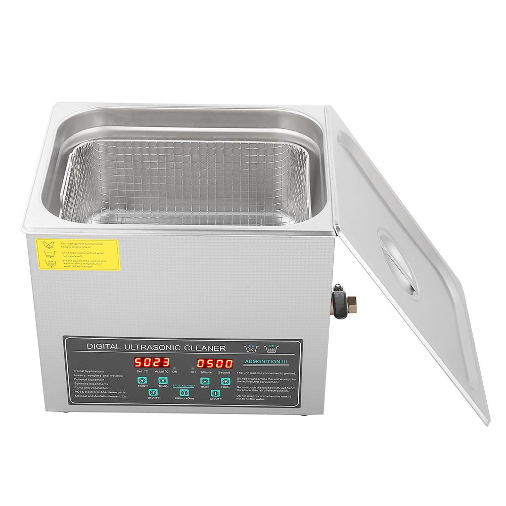 10L Double Frequency Digital Stainless Steel Ultrasonic Cleaner Cleaning Machine