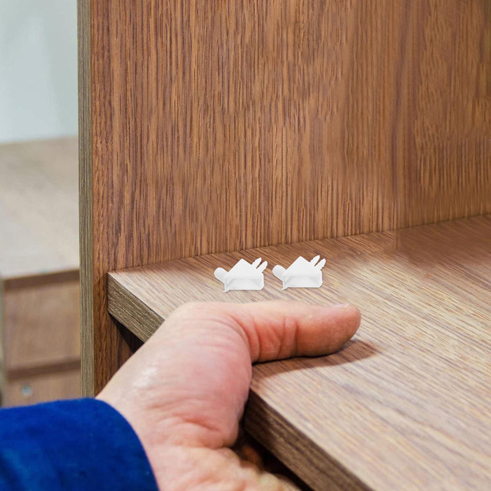 

30Pcs Universal Corner Brackets Heavy Duty Shelf Support Pegs for Cabinets Wardrobes Kitchen Shelves Bookshelf Reinforcement other