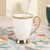 Phnom Penh White Coffee Couple Cup,280ML Light Luxury Mug European Creative Personality Trend Bone China Mugs Ceramic Drinkware
