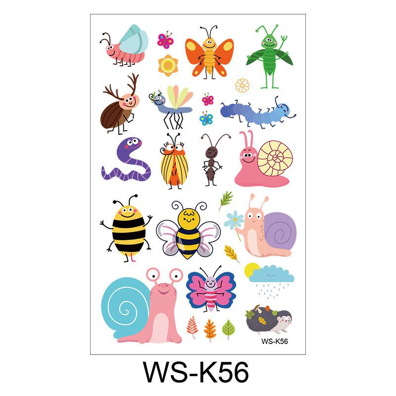 Cross Border Children's Cartoon Tattoo Stickers Space Dinosaur Boy Girl Cute Temporary Waterproof