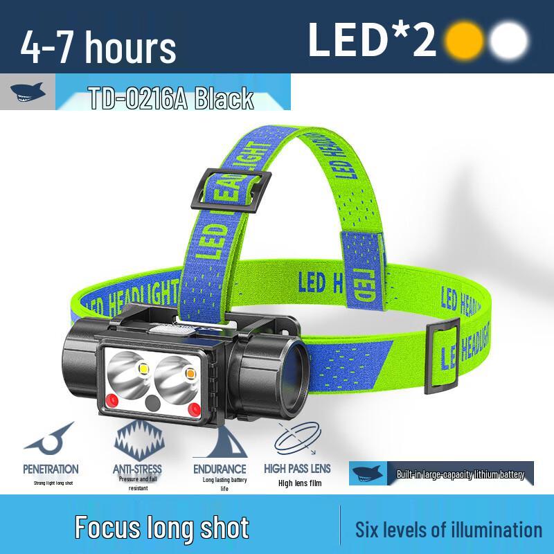 

Smilingshark TD-0216A Dual-Light Sensor Headlamp