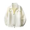 Men's Lapel Loose Bomber Jacket - Spring/Autumn 2026 Style, Casual, Comfortable, Handsome Outerwear