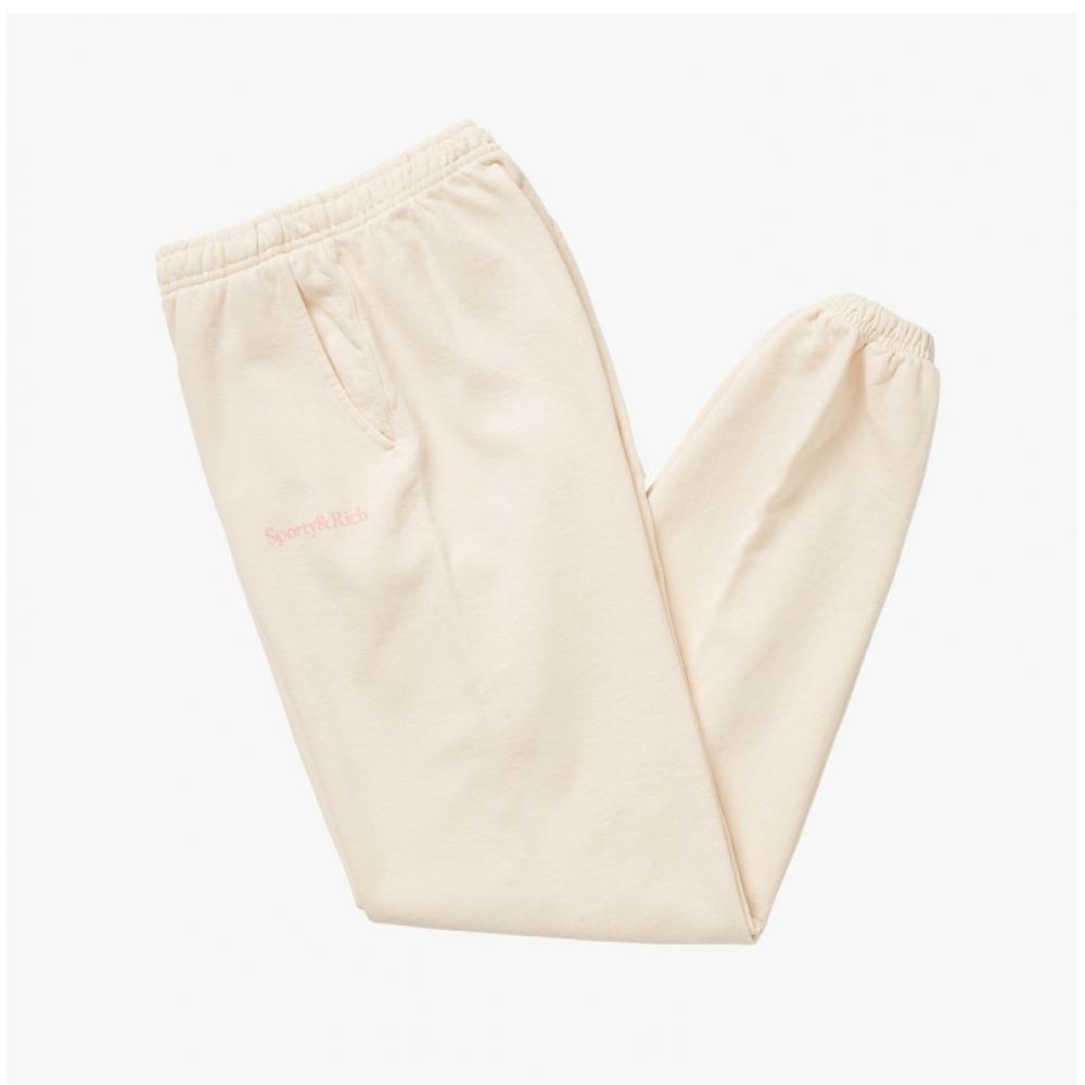 Sporty   Rich Sw631cr Serif  Serif  Logo Public Long Pants