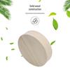 Solid Wood & Waterproof Ceramic Food Bowl for Hamsters, Hedgehogs, Sugar Gliders, and Gerbils