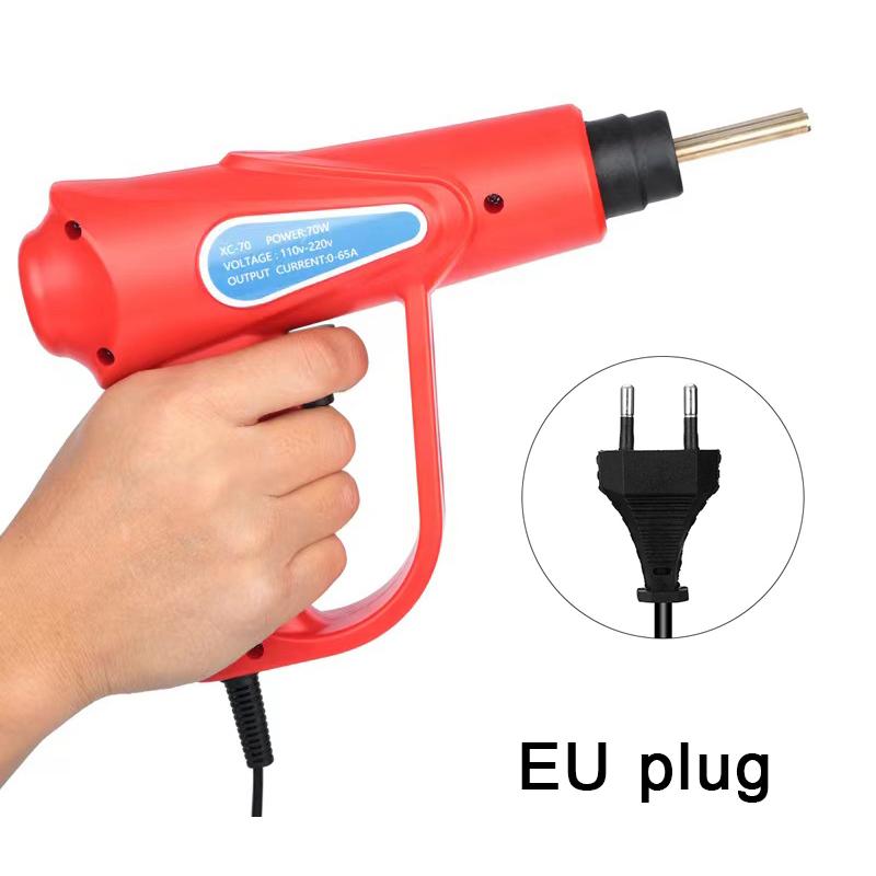 

Ремонтный комплект для автомобильного бампера, 70 Вт, горячие степлеры, сварочный аппарат для пластмасс, автомобильный инструмент, сварочный пистолет для ПВХ, паяльник для пластика EU plug