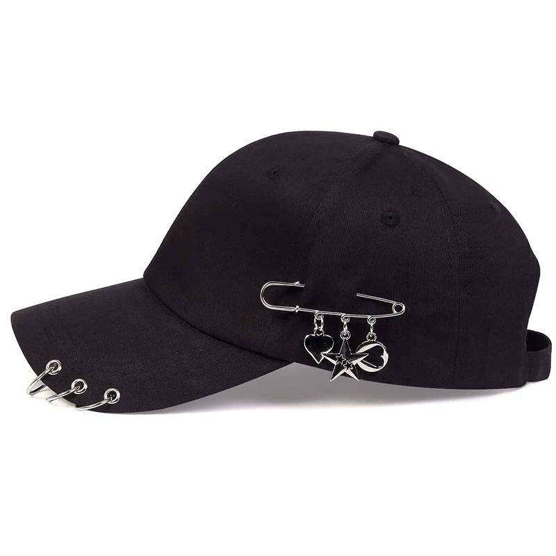 Unisex Star Iron Ring Baseball Caps Spring and Autumn Outdoor Adjustable Casual Hats Hip Hop Hat Sunscreen Hat
