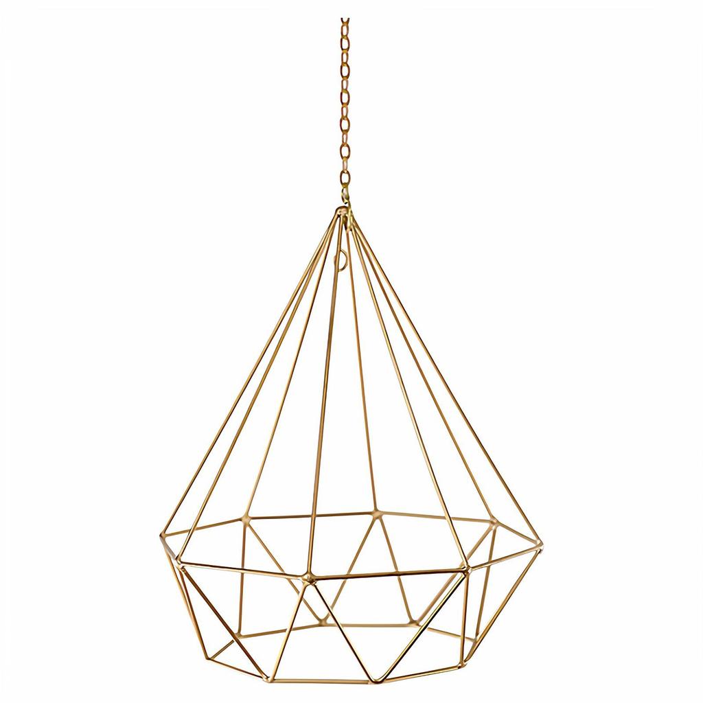 Nordic Geometric Iron Wall Hanging Flower Stand