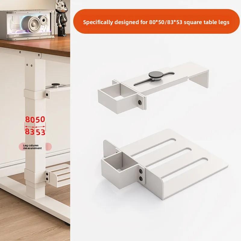 Special Desktop Computer Chassis Fixed Hanging Tray Bracket, Adjustable Mainframe Lifting Frame for Desktop PC, Space-Saving