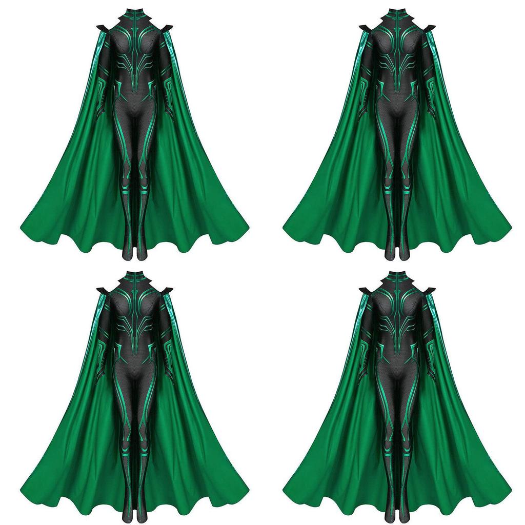 Thor3 Ragnarok Hela Adult Children's Bodysuit Cloak Halloween Costume Perfect For Role Play And Stage Performance