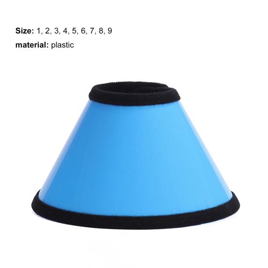 Pet Circle Solid Color Anti-licking Plastic Recovery Wound Protective Collar for Cat