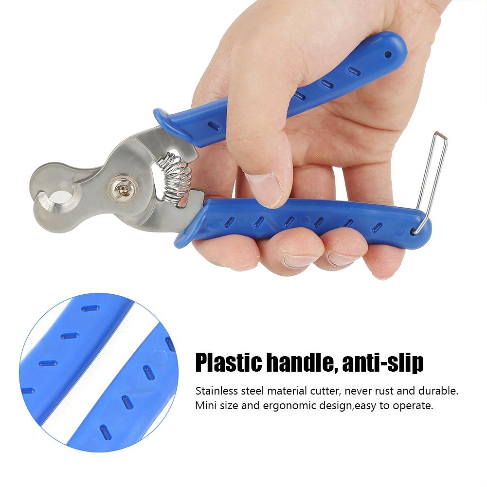 Stainless Steel Ear Tag Removal Plier Animal Remover Plastic Cutter Applicator for Livestock