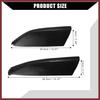 Obere/Dachgepäckträger-Schienen Endkappen Schutzabdeckung Schale für Toyota Highlander 2008-2013 / Schienen-Endkappen Schalenkappe / 4 Stück/Schwarz Ersatzteile