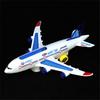 Aircraft Toy Hand-on Ability Energy-saving Kids Toy 360 Rotation Electric A380 Airplane Moving Flashing Lights Model Toy for Kids