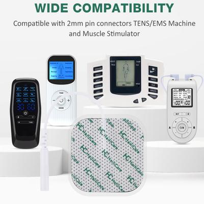 50PCS Electrode Pads Gel For Tens Acupuncture Physiotherapy Machine Slimming Ems Muscle Stimulator Massager Sticker 5x5cm