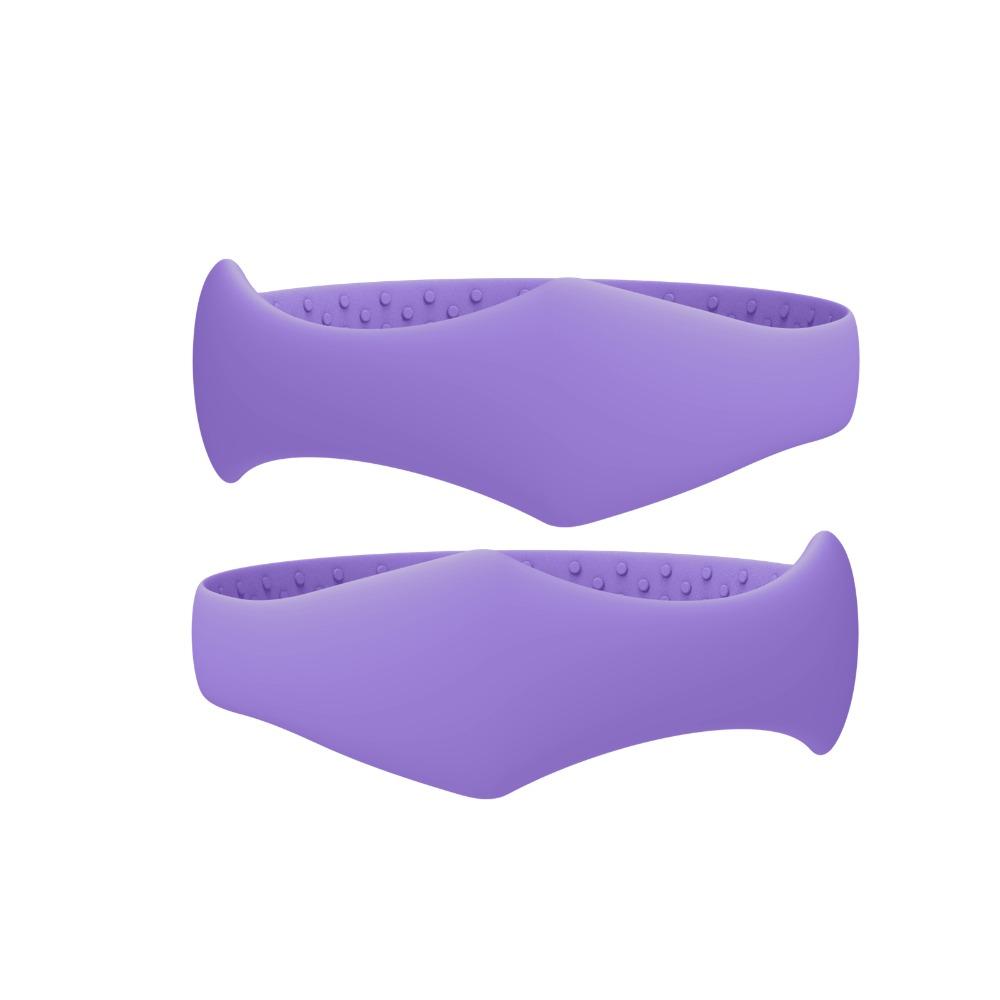 1 Pair Silicone Patellar Support Strap Prevent Tendonitis Elastic Tendon Protector Universal Colorful Knee Brace фиолетовый