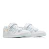 Adidas Forum Low Big Kid 'White Almost Blue' (Unisex) Cloud White / Almost Blue / Chalk White Kids' Skateboarding Shoes GY7058