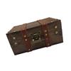 Wooden Decorative Box for Jewelry Storage and Display Cabinet Keepsakes Chest with Lock Mechanism Trinket Organiser