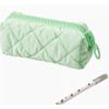 Spacious Korean-Style Pencil Case & Makeup Bag In Girlish Cream