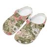 Graphic Printed EVA Clogs Unisex Ventilated Slip On Soft Garden Shoes Beach Pool Bathroom Home Home Slippers Summer Daily Wear